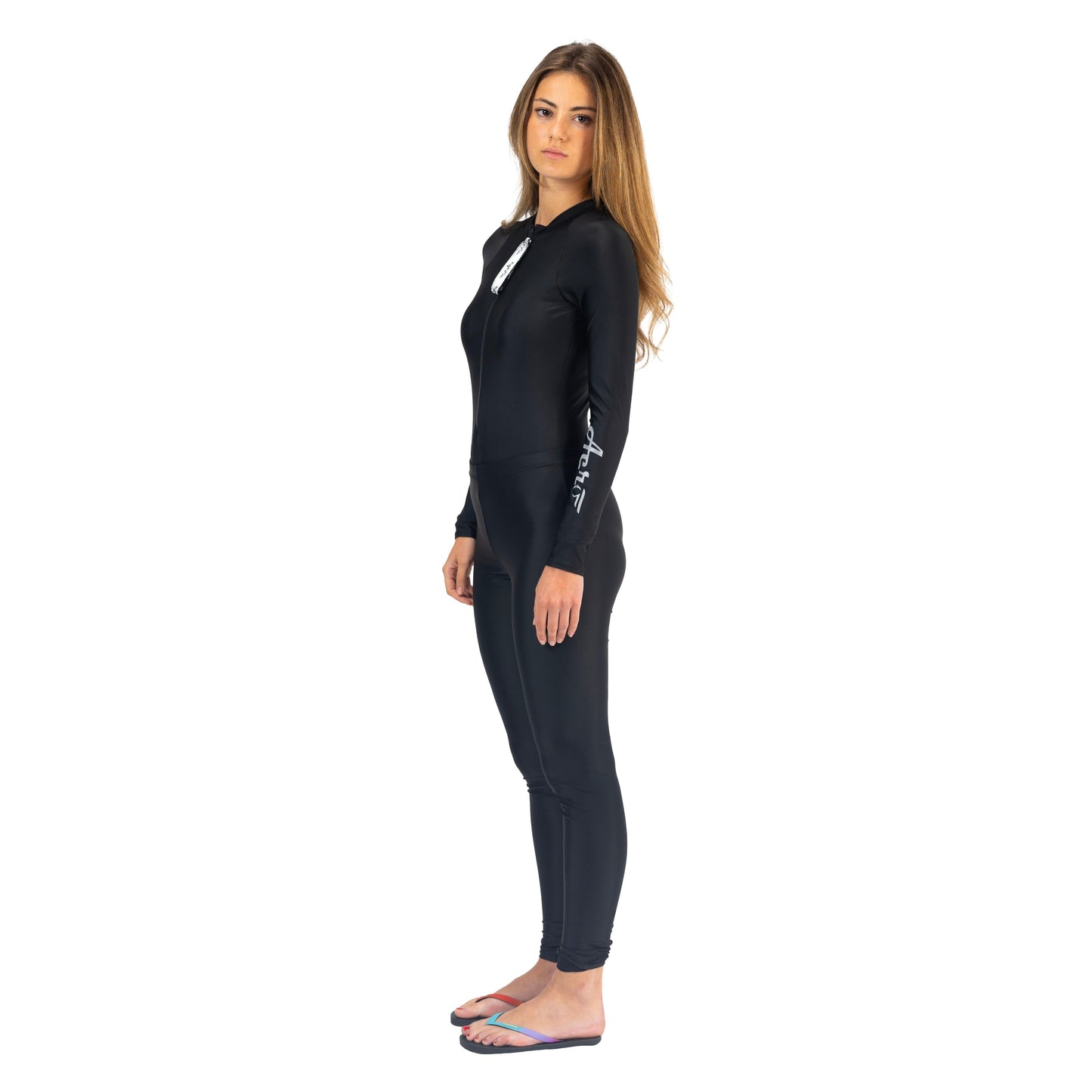 AEROBIRD NAAIMA LONG SLEEVES TOP FOR WOMEN, BLACK