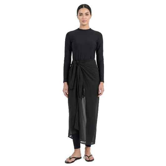 Aerobird Chiffon Wrap For Women, Black