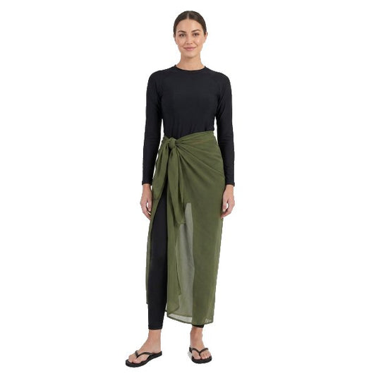 Aerobird Chiffon Wrap For Women, Olive Green